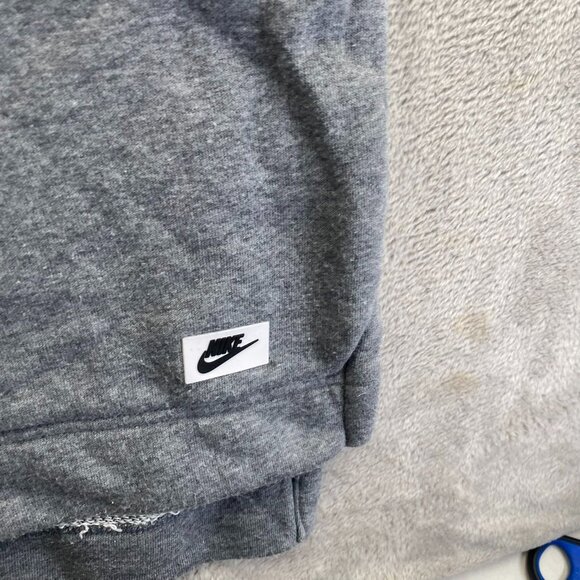 Nike Women's Athletic Dress Size XS Sleeveless Gray Hooded Zip-Up Long Activewea - Picture 7 of 13